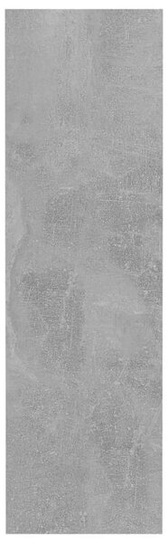 Betonszürke szerelt fa fali cipősszekrény 80 x 18 x 60 cm