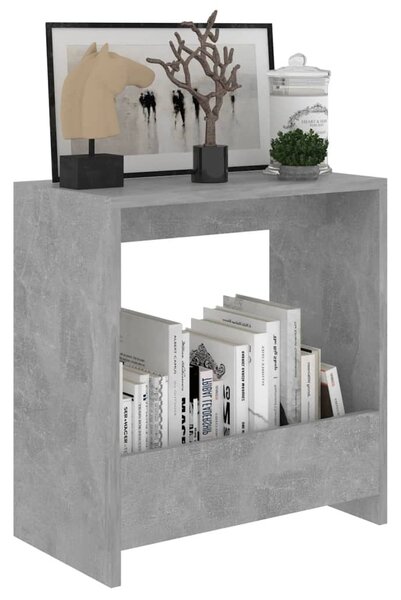 Betonszürke forgácslap kisasztal 50 x 26 x 50 cm