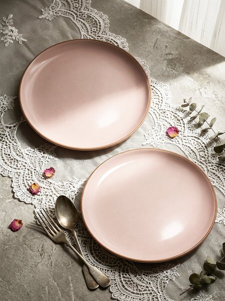 Sinsay - Pöttyös tányérok 2 pack - pasztellpink