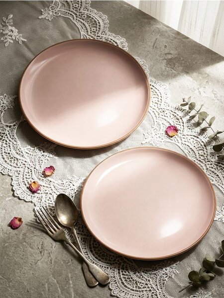 Sinsay - Pöttyös tányérok 2 pack - pasztellpink