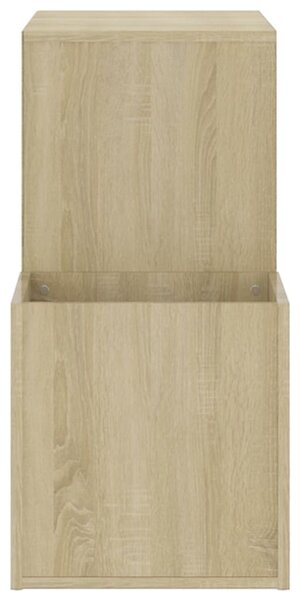 Sonoma szerelt fa előszobai cipősszekrény 105 x 35,5 x 70 cm