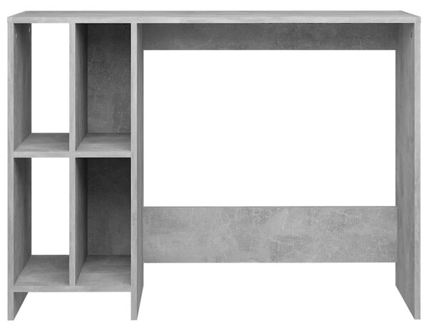 Betonszürke szerelt fa laptopasztal 102,5 x 35 x 75 cm