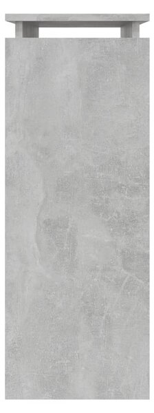 Betonszürke szerelt fa tálalóasztal 80 x 30 x 80 cm