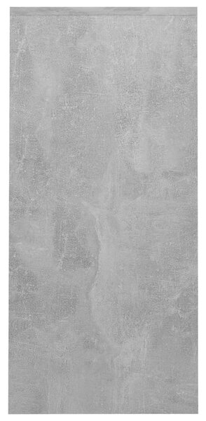 Betonszürke szerelt fa laptopasztal 102,5 x 35 x 75 cm