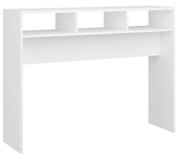 Fehér szerelt fa tálalóasztal 105 x 30 x 80 cm