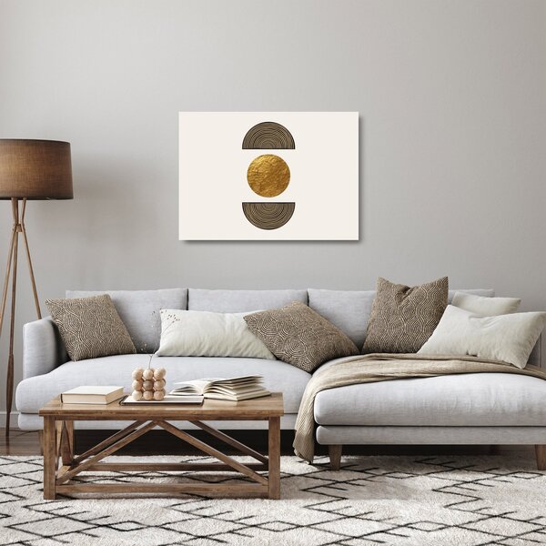 Üveg kép - Arany dísz N⁰1 (70x50 cm)