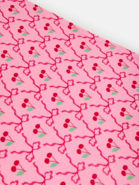 Sinsay - Cseresznye mintás takaró - pasztellpink