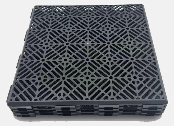 Sinsay - Geometrikus mintás ажур kerti járólapok 4 pack - sötétszürke