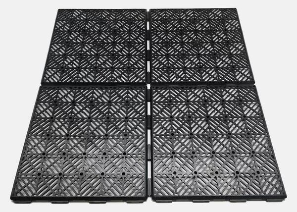 Sinsay - Geometrikus mintás ажур kerti járólapok 4 pack - fekete