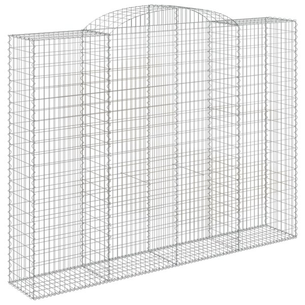 Íves horganyzott vas gabion kosár 300 x 50 x 220/240 cm