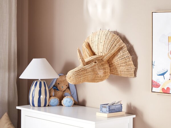 Fali Dekoráció Dinoszaurusz BIOKO 44 cm Rattan Természetes