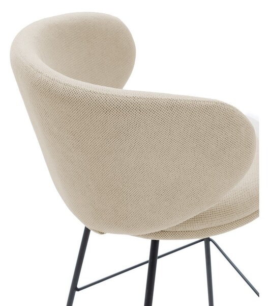 Bézs bárszék szett 2 db-os (ülésmagasság 65 cm) Rush – Marckeric
