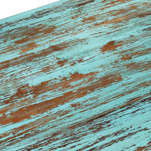 Tömör újrahasznosított fa dohányzóasztal 110 x 50 x 34 cm