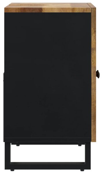 Tömör mangó- és szerelt fa mosdószekrény 62 x 33 x 58 cm