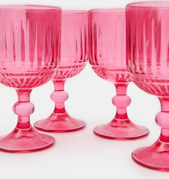 Sinsay - Talpas pohár készlet 4 pack - élénkpink