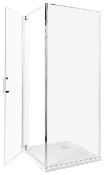 Zuhanykabin DARLI 70 x 70 x 185 cm Ezüst