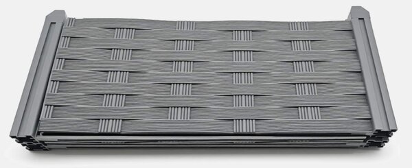 Sinsay - Fonott mintás kerti kerítések 4 pack - sötétszürke