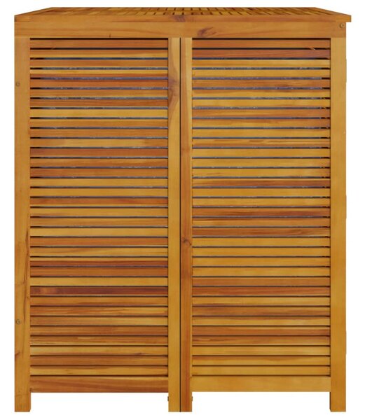 Tömör akácfa kerti tárolóláda 70 x 87 x 104 cm