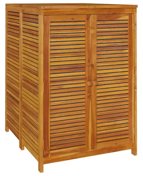 Tömör akácfa kerti tárolóláda 70 x 87 x 104 cm
