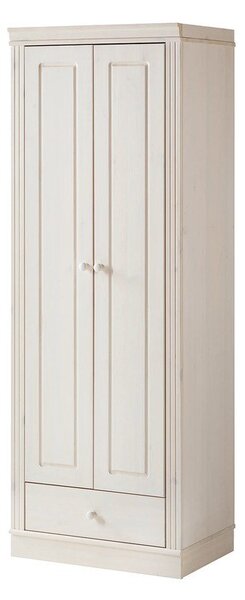 Fehér borovi fenyő ruhásszekrény 65x180 cm Anita – Støraa