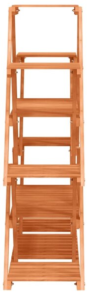 Tömör fenyőfa virágtartó állvány 110 x 25 x 105 cm