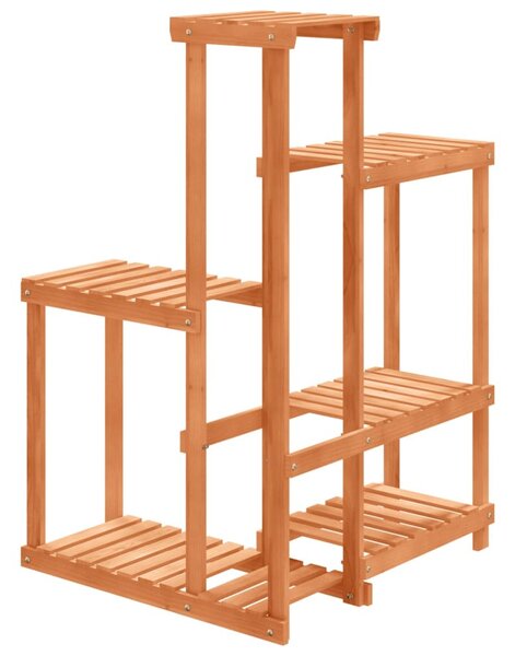 Tömör fenyőfa virágtartó állvány 62,5 x 61,5 x 101,5 cm