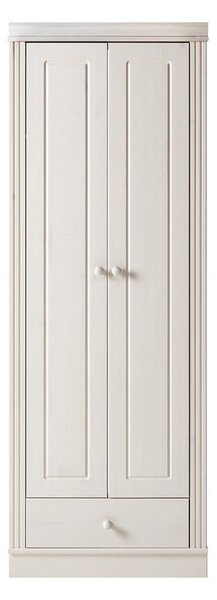 Fehér borovi fenyő ruhásszekrény 65x180 cm Anita – Støraa