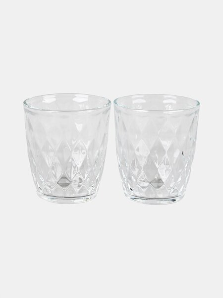Sinsay - Poharak dombornyomott mintával 2 pack - clear