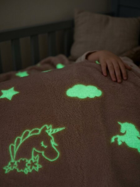 Sinsay - Polár ágynemű garnitúra fluoreszkáló mintával - rózsaszín