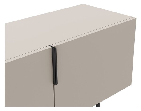 Krémszínű TV-állvány 200x54,5 cm Eldia – Marckeric