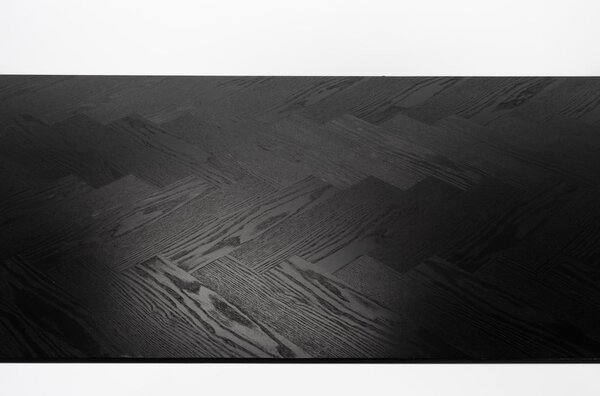 Étkezőasztal tölgyfa dekorral 80x160 cm Fabio – White Label
