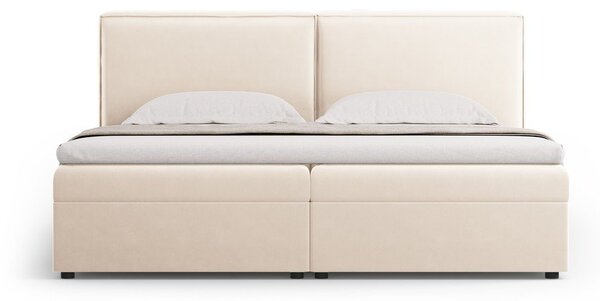Krémszínű ágyneműtartós boxspring ágy 160x200 cm Arendal – Cosmopolitan Design