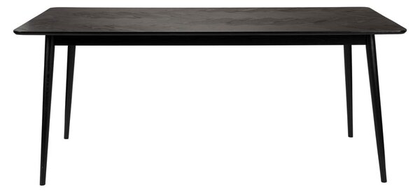 Étkezőasztal tölgyfa dekorral 80x160 cm Fabio – White Label