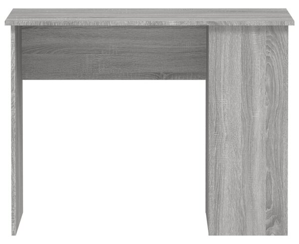 Szürke sonoma színű szerelt fa íróasztal 100 x 55 x 75 cm