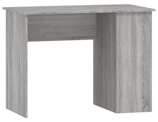 Szürke sonoma színű szerelt fa íróasztal 100 x 55 x 75 cm