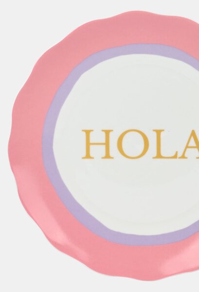 Sinsay - Kerámiatál Hola felirattal - rózsaszín