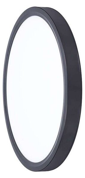 Estela LED mennyezeti lámpa távirányítóval állítható - 50 cm átmérő, fekete