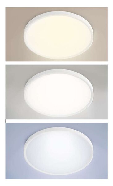 Estela Low LED mennyezeti lámpa távirányítóval UGR - 50 cm átmérő, fehér