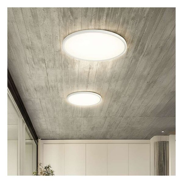 Estela Low LED mennyezeti lámpa távirányítóval UGR - 50 cm átmérő, fehér