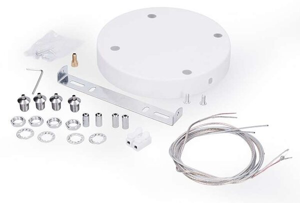 Estela Low LED mennyezeti lámpa távirányítóval UGR - 50 cm átmérő, fehér