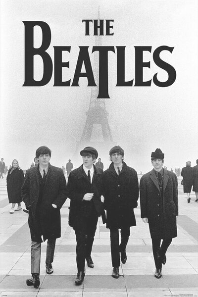 Plakát The Beatles - Eiffel Tower, (61 x 91.5 cm)