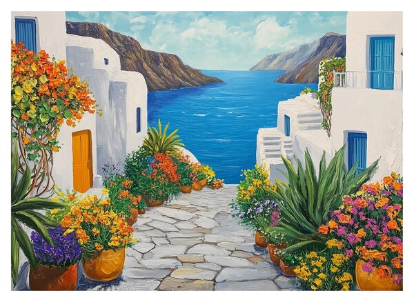 Kép - Görög sikátor (70x50 cm)
