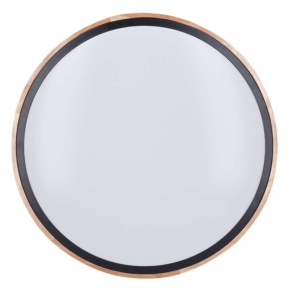 Iron Oak LED mennyezeti lámpa távirányítóval állítható - 51 cm átmérő, barna