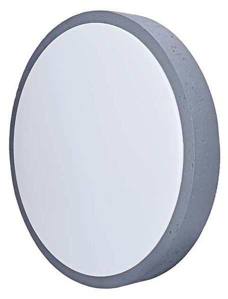 Grey LED mennyezeti lámpa távirányítóval állítható - 38 cm átmérő, szürke