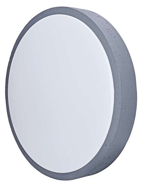 Grey LED mennyezeti lámpa távirányítóval állítható - 49 cm átmérő, szürke