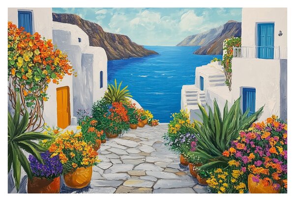 Kép - Görög sikátor (90x60 cm)