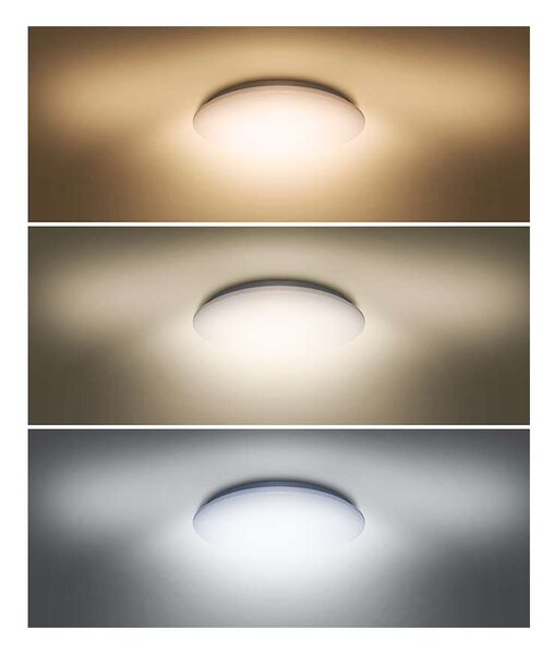 Plain LED mennyezeti lámpa állítható - 38 cm átmérő, fehér