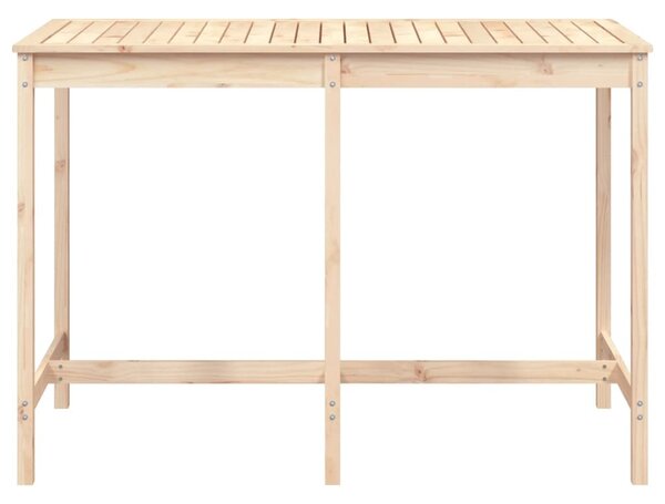 Tömör fenyőfa kerti asztal 159,5 x 82,5 x 110 cm