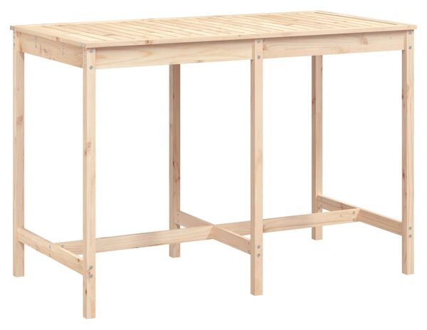 Tömör fenyőfa kerti asztal 159,5 x 82,5 x 110 cm