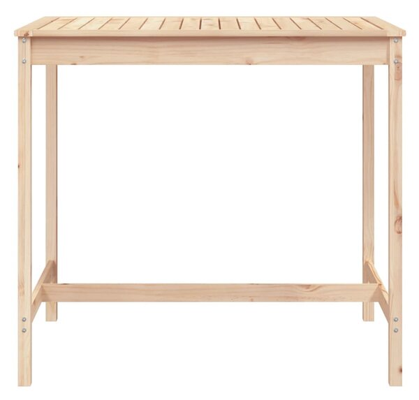 Tömör fenyőfa kerti asztal 121x82,5x110 cm